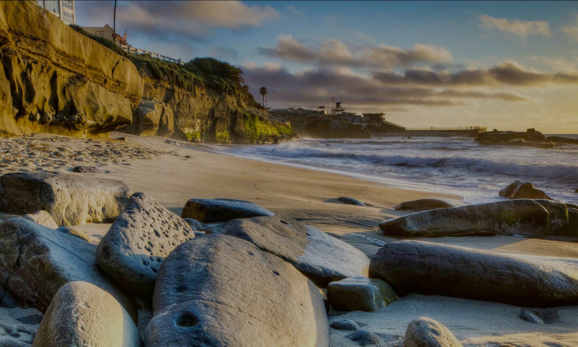 Encinitas coastline near Mark T. Galli, DDS